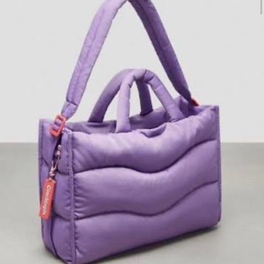 Coach Large Coachtopia Lilac Loop Tote Bag - Picture 4 of 10